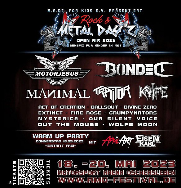 Rock Metaldayz 2023  CC'n'G, 20.05.2023